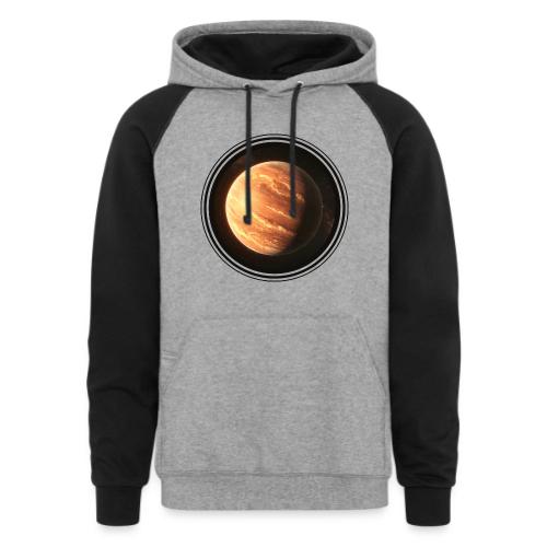 Exoplanet Frontiers - Unisex Colorblock Hoodie