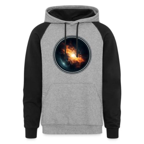 Supernova: cosmic explosion - Unisex Colorblock Hoodie