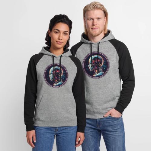 Artificial Intelligence (AI): The Future Circuit - Unisex Colorblock Hoodie