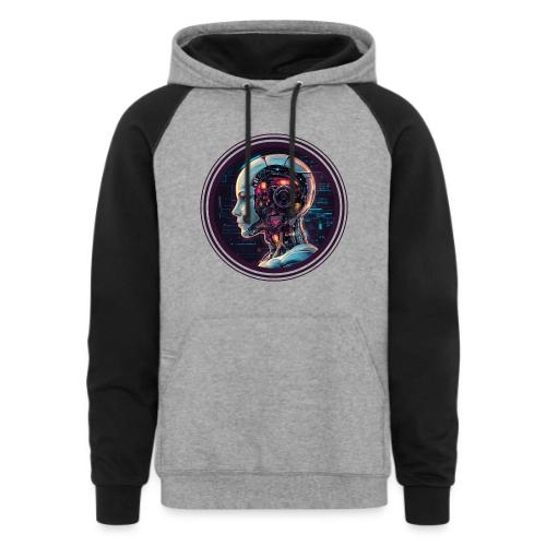 Artificial Intelligence (AI): The Future Circuit - Unisex Colorblock Hoodie