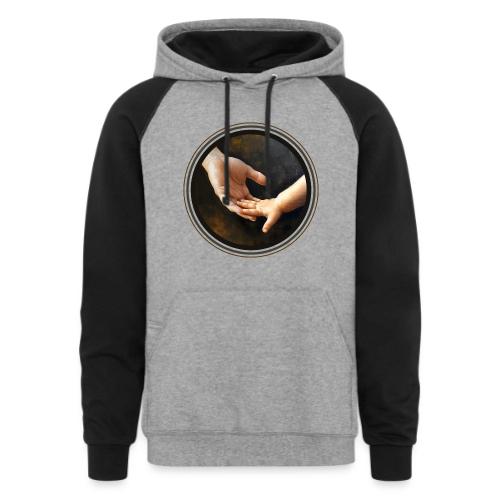 Hand in hand - Unisex Colorblock Hoodie