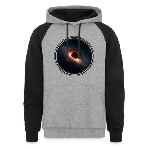 Black Hole Mystery - Unisex Colorblock Hoodie
