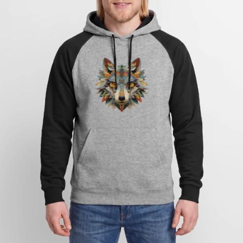 Spectrum Wolf Vision - Unisex Colorblock Hoodie