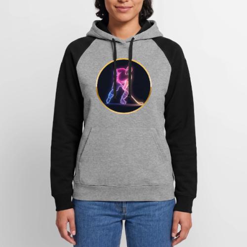 Hockey: Neon Ice Rush - Unisex Colorblock Hoodie