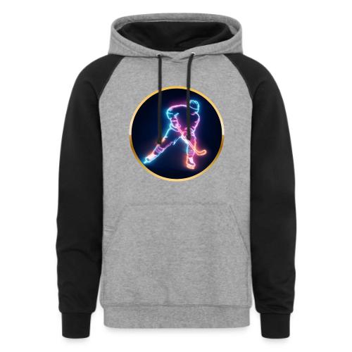 Golden Neon Hockey - Unisex Colorblock Hoodie