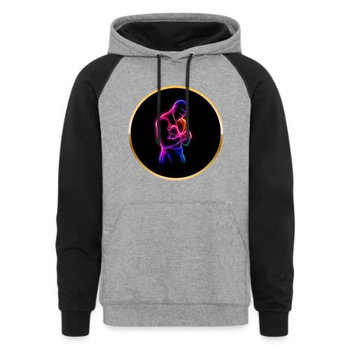 Boxing: Neon Power Guard - Unisex Colorblock Hoodie