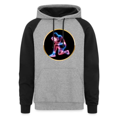 Neon Boxing Focus - Unisex Colorblock Hoodie