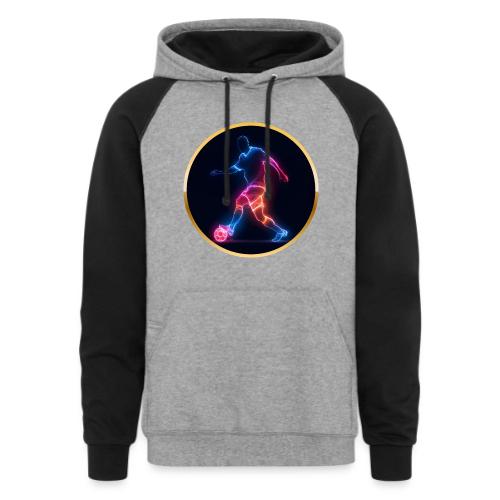 Soccer: Electric Kick Ring - Unisex Colorblock Hoodie