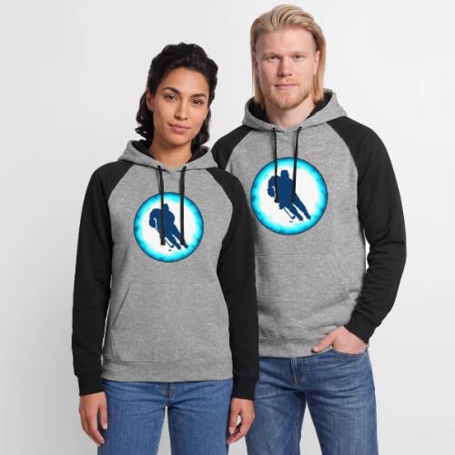 Hockey: Ice Warrior - Unisex Colorblock Hoodie