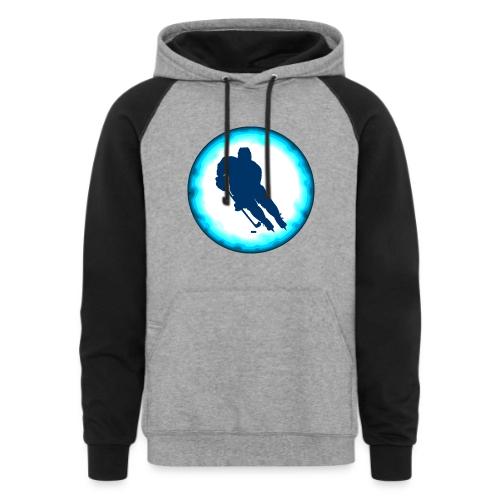 Hockey: Ice Warrior - Unisex Colorblock Hoodie