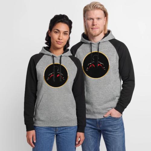 Boxing: Gold Core Muscle - Unisex Colorblock Hoodie