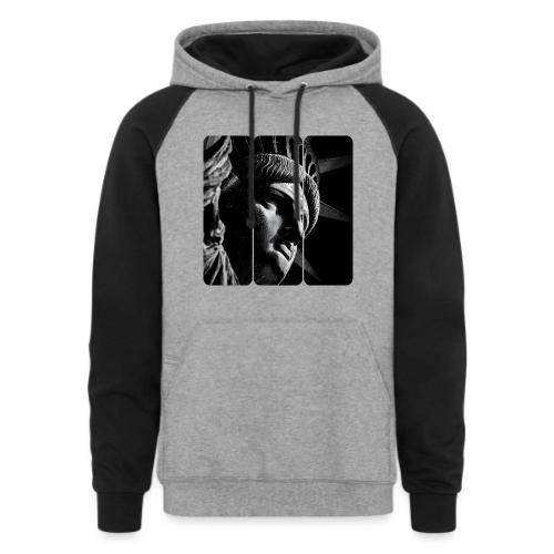 USA: Shadow of Liberty - Unisex Colorblock Hoodie