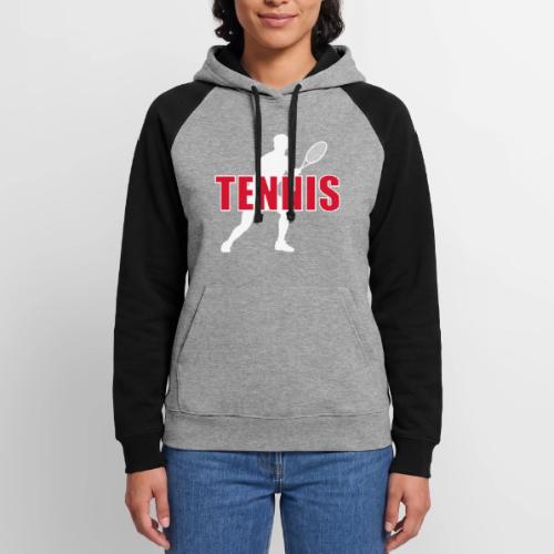 Red Court Tennis - Unisex Colorblock Hoodie