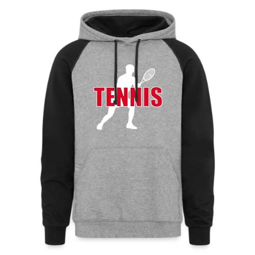 Red Court Tennis - Unisex Colorblock Hoodie