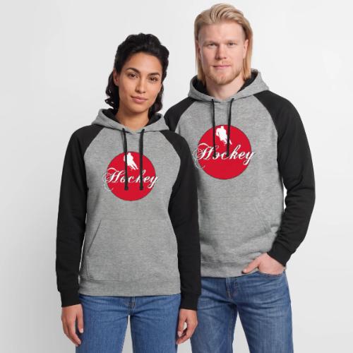 Hockey: Puck Zone - Unisex Colorblock Hoodie