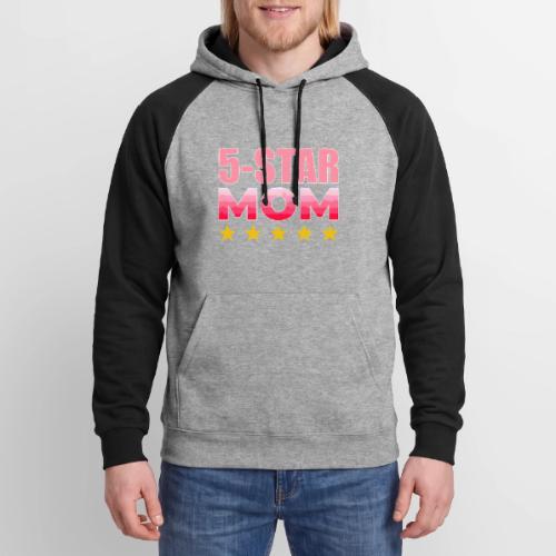 Five Stars Mom - Unisex Colorblock Hoodie