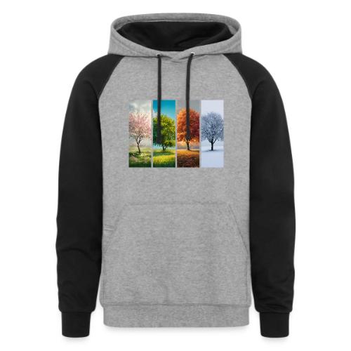 The four Seasons - Unisex Colorblock Hoodie