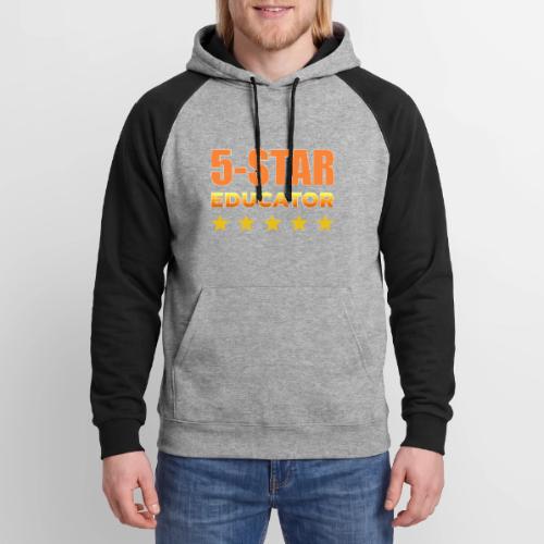 Five-Star Educator - Unisex Colorblock Hoodie