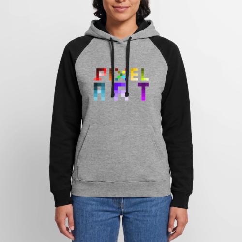 Pixel Art Spectrum - Unisex Colorblock Hoodie