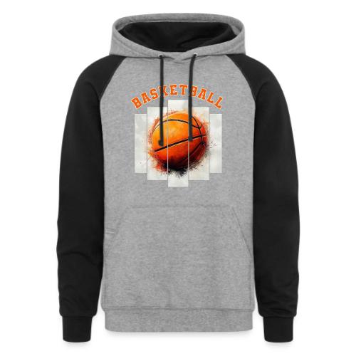 Basketball Element - Unisex Colorblock Hoodie