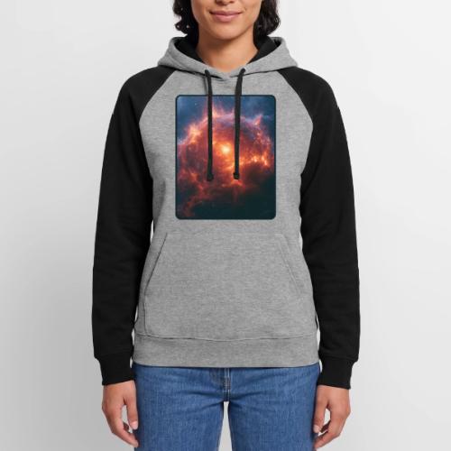 Exploding Supernova Space Art - Unisex Colorblock Hoodie