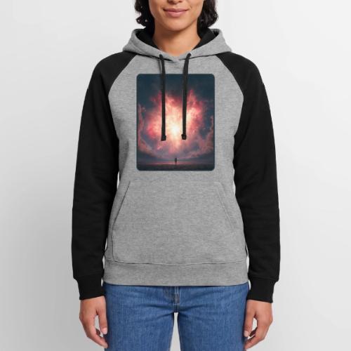 Supernova Sky Sci-Fi Artwork - Unisex Colorblock Hoodie