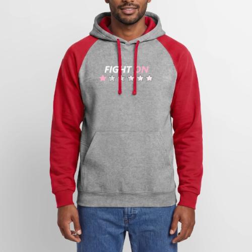 Fight On (White font) - Unisex Colorblock Hoodie