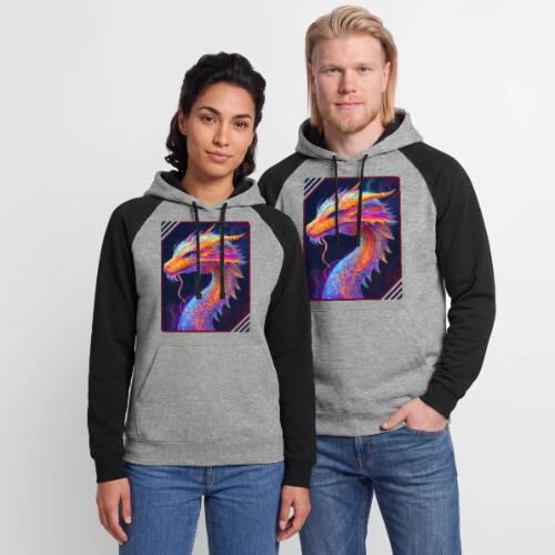 Dragon Spectrum - Unisex Colorblock Hoodie