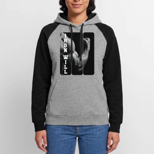 Bodybuilding: Iron Will - Unisex Colorblock Hoodie