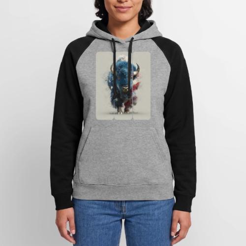 USA: Spirit of the Plains - Unisex Colorblock Hoodie