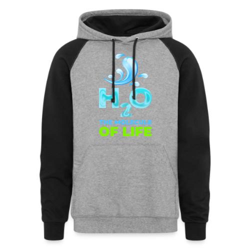 The Molecule of Life - Unisex Colorblock Hoodie