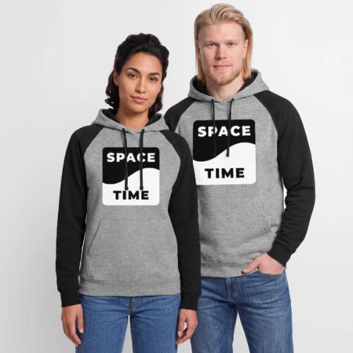Space-time: Warped Reality - Unisex Colorblock Hoodie