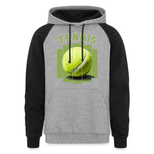 Tennis Minimal - Unisex Colorblock Hoodie