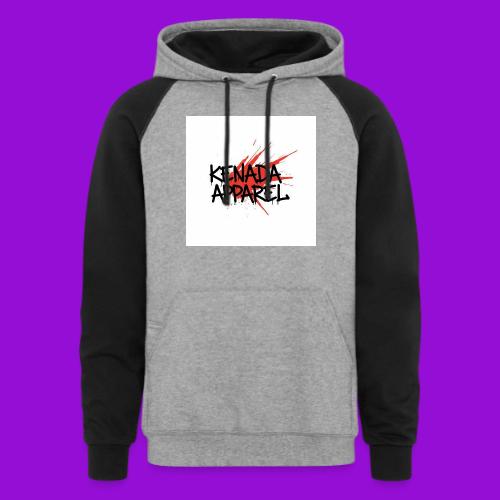 Kenada Apparel graffiti splash - Unisex Colorblock Hoodie