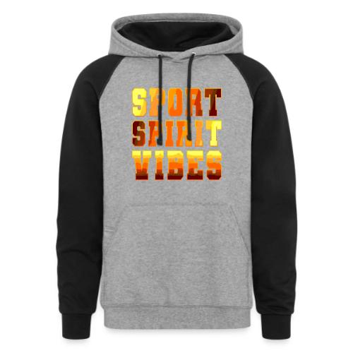 Sport Spirit Vibes Gradient - Unisex Colorblock Hoodie