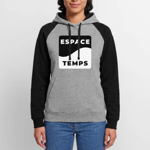 Space-Time: Distorted Reality - Unisex Colorblock Hoodie