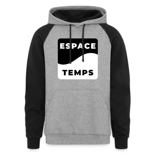 Space-Time: Distorted Reality - Unisex Colorblock Hoodie