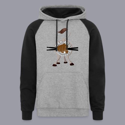 Bad Ass Drummer - Unisex Colorblock Hoodie