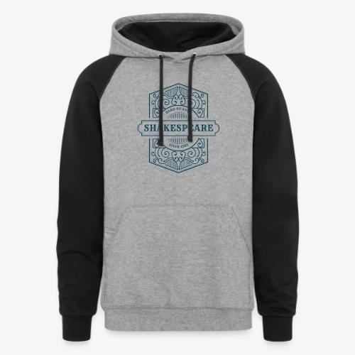 Art Deco Shakespeare - Unisex Colorblock Hoodie