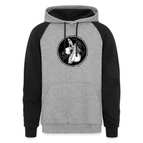 Celestial Harpist - Unisex Colorblock Hoodie