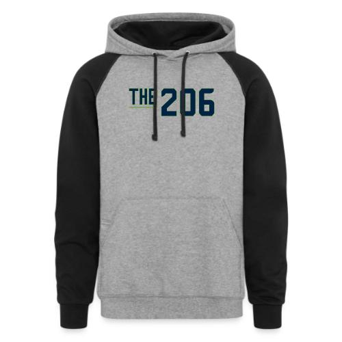 THE | 206 - Spirit of Washington - Game Apparel - Unisex Colorblock Hoodie