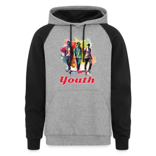 Forever Youthful - Unisex Colorblock Hoodie