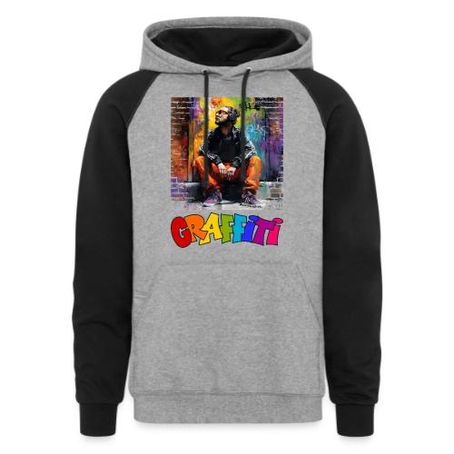 Graffiti: Urban Art - Unisex Colorblock Hoodie