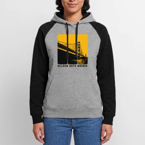 Golden Gate Bold Icon - Unisex Colorblock Hoodie