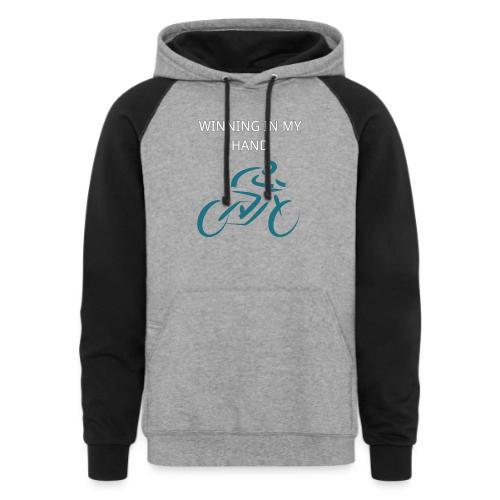 Cute Sports Design Biking - Unisex Colorblock Hoodie