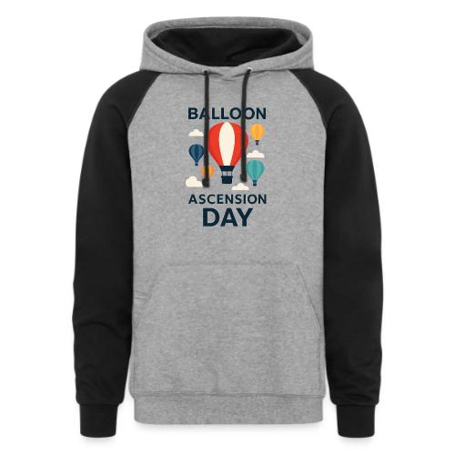 Balloon Ascension Day shirt - Unisex Colorblock Hoodie