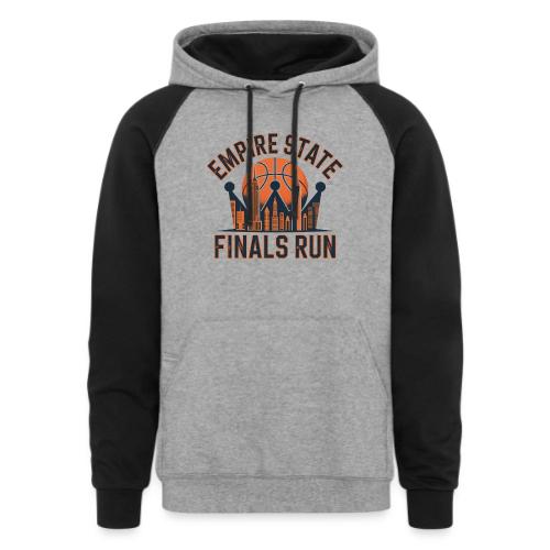 Empire State Finals Run - Unisex Colorblock Hoodie