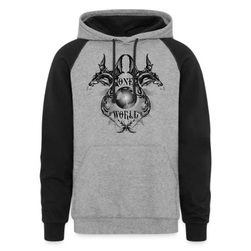 One World - Unisex Colorblock Hoodie
