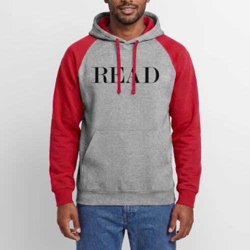 READ - Unisex Colorblock Hoodie