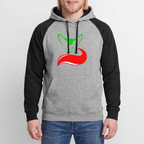The Fennec, the Desert Fox of Algeria - Unisex Colorblock Hoodie